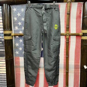 Kappa Authentic Shadow Waterproof Cargo Jogger Pants Gray Techwear RARE Unisex
